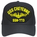 USS Cheyenne SSN-773 ( Gold Dolphins ) Submarine Officers Cap