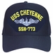 USS Cheyenne SSN-773 ( Silver Dolphins ) Submarine Enlisted Cap