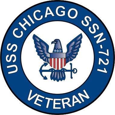 USS Chicago SSN-721 Veteran Decal Sticker