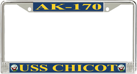 USS Chicot AK-170 License Plate Frame