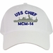 USS Chief MCM-14 Embroidered Ship Cap