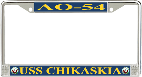 USS Chikaskia AO-54 License Plate Frame