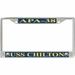USS Chilton APA-38 License Plate Frame