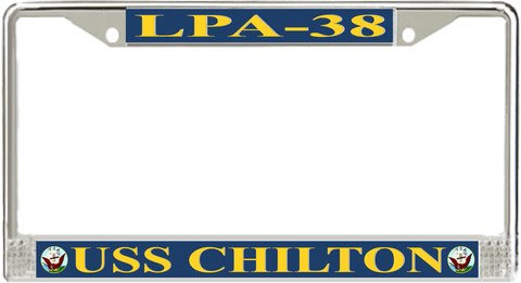 USS Chilton LPA-38 License Plate frame