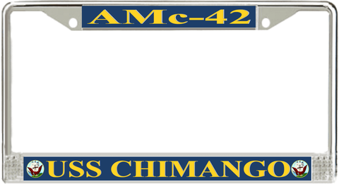 USS Chimango AMc-42 License Plate Frame
