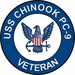 USS Chinook PC-9 Veteran Decal Sticker