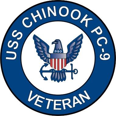 USS Chinook PC-9 Veteran Decal Sticker