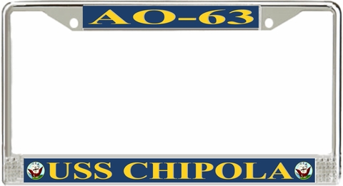 USS Chipola AO-63 License Plate Frame