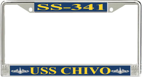 USS Chivo SS-341 License Plate Frame