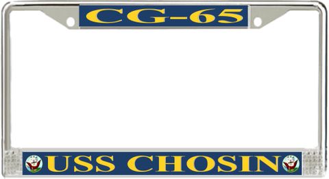 USS Chosin CG-65 License Plate Frame