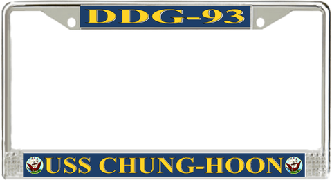USS Chung-Hoon DDG-93 License Plate Frame