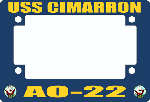 USS Cimarron AO-22 Motorcycle Frame