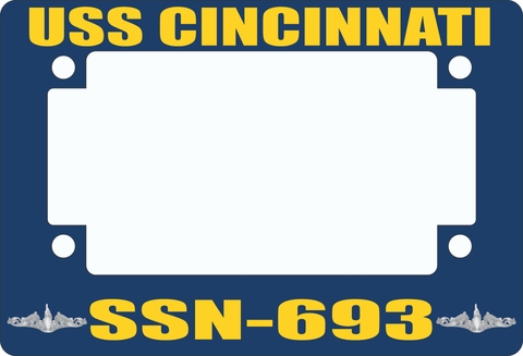 USS Cincinnati SSN-693 Motorcycle Frame