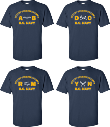 USS CITY OF BISMARCK T-EPF-9 Rates Apparel