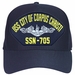 USS City of Corpus Christi SSN-705 ( Silver Dolphins ) Submarine Enlisted Cap