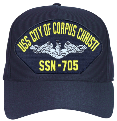 USS City of Corpus Christi SSN-705 ( Silver Dolphins ) Submarine Enlisted Cap