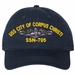 USS City Of Corpus Christi SSN-705 with Dolphins Unstructured Dad Cap