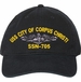 USS City Of Corpus Christi SSN-705 with Dolphins Unstructured Dad Cap