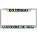 USS Claiborne AK-171 License Plate Frame