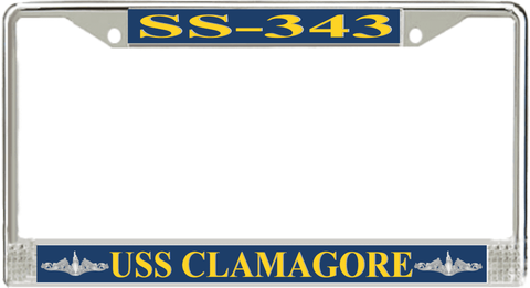 USS Clamagore SS-343 License Plate Frame
