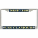 USS Clamour MSF-160 License Plate Frame