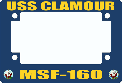 USS Clamour MSF-160 Motorcycle Frame