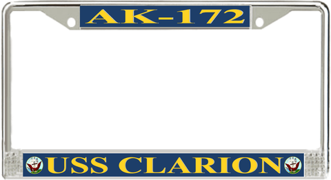 USS Clarion AK-172 License Plate Frame