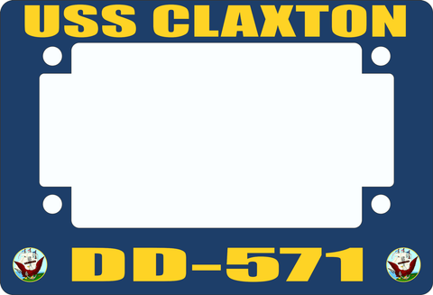 USS Claxton DD-571 Motorcycle Frame