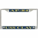 USS Clay AP-84 License Plate Frame