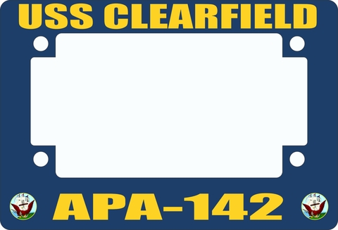 USS Clearfield APA-142 Motorcycle Frame