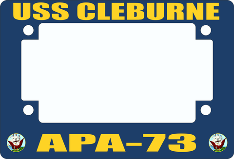 USS Cleburne APA-73 Motorcycle Frame