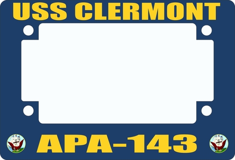 USS Clermont APA-143 Motorcycle Frame