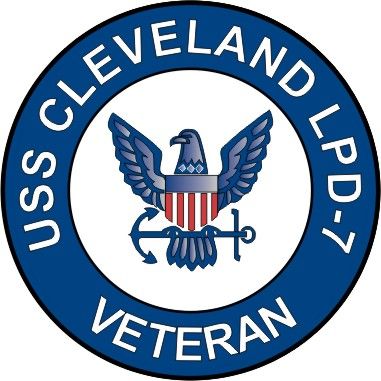USS Cleveland LPD-7 Veteran Decal Sticker