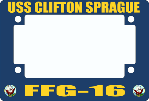 USS Clifton Sprague FFG-16 Motorcycle Frame