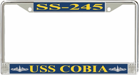 USS Cobia SS-245 License Plate Frame