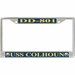 USS Colhoun DD-801 License Plate Frame