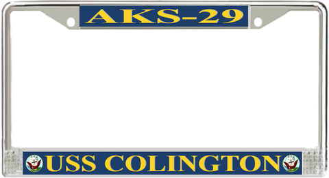USS Colington AKS-29 License Plate Frame