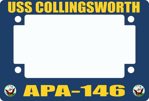 USS Collingsworth APA-146 Motorcycle Frame