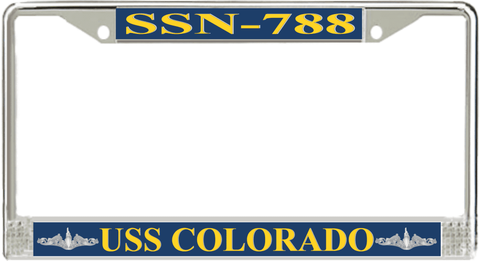 USS Colorado SSN-788 License Plate Frame