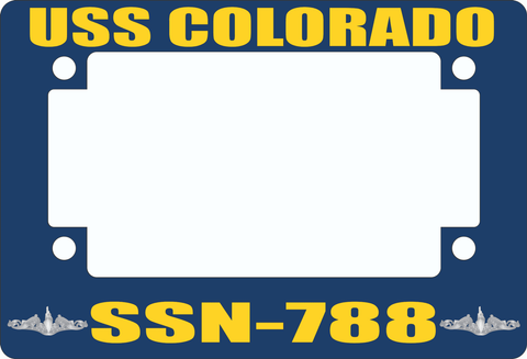 USS Colorado SSN-788 Motorcycle Frame