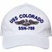 USS Colorado SSN-788 with Dolphins Unstructured Dad Cap