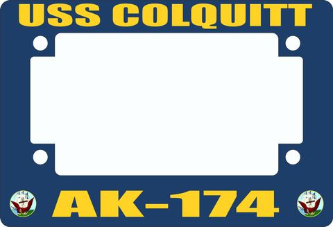 USS Colquitt AK-174 Motorcycle Frame