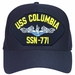USS Columbia SSN-771 Blue Water ( Silver Dolphins ) Submarine Enlisted Cap