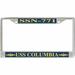 USS Columbia SSN-771 License Plate Frame