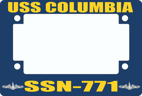 USS Columbia SSN-771 Motorcycle Frame