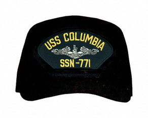 USS Columbia SSN-771 ( Silver Dolphins ) Submarine Enlisted Cap