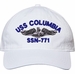USS Columbia SSN-771 with Dolphins Unstructured Dad Cap