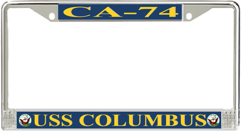 USS Columbus CA-74 License Plate Frame