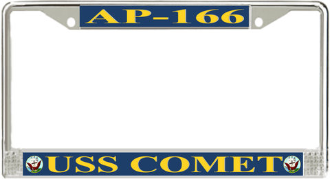 USS Comet AP-166 License Plate Frame