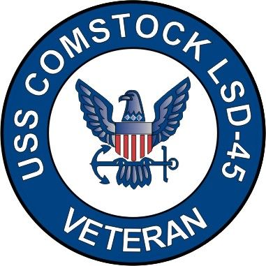 USS Comstock LSD-45 Veteran Decal Sticker